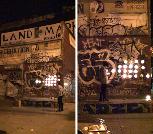 paperJAM, soft touch, cnr Bedford & S5th Aves, Brooklyn, August 2011