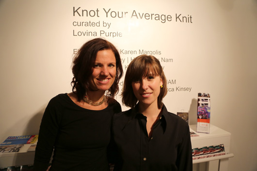 Knot Your Average Knit - exhibition at cWOW (featuring paperJAM)