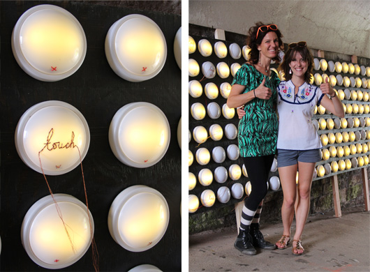 paperJAM - Touch (Off the Grid) - installation view at FIGMENT NYC 2012 