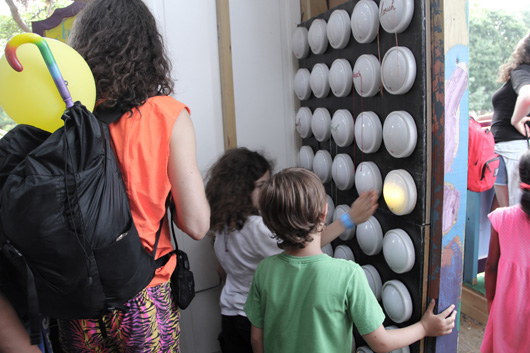 paperJAM - Touch (Off the Grid) - installation view at FIGMENT NYC 2012 