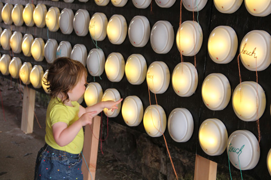 paperJAM - Touch (Off the Grid) - installation view at FIGMENT NYC 2012 