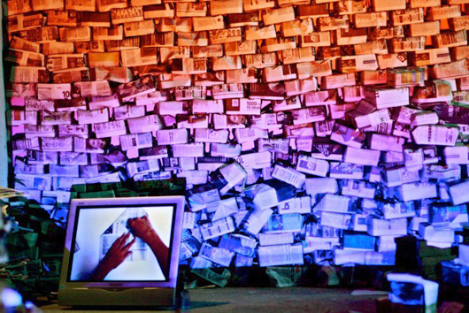 paprJAM, Under Construction, About Face, installation view