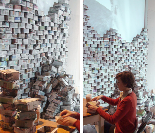 paprJAM, Under Construction, About Face, installation view