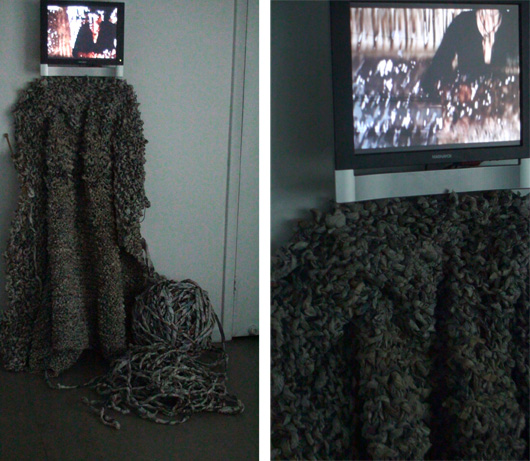 Knot Your Average Knit - exhibition at cWOW (featuring paperJAM)