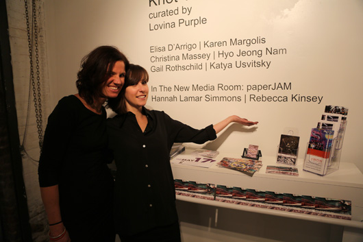 Knot Your Average Knit - exhibition at cWOW (featuring paperJAM)