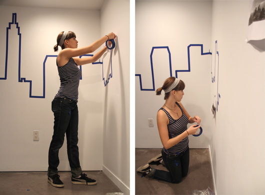 Under Construction installation in progress at openhousenewyork