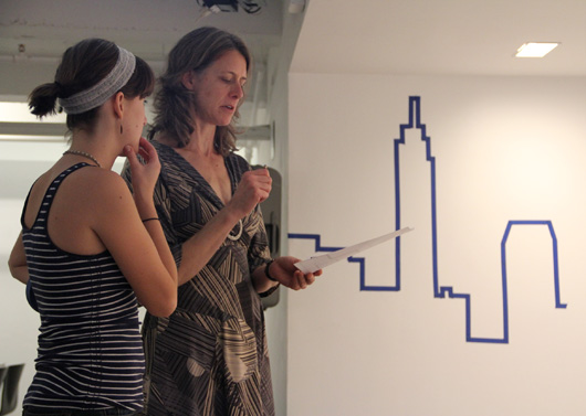 Under Construction installation in progress at openhousenewyork